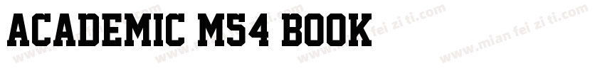 Academic M54 Book字体转换